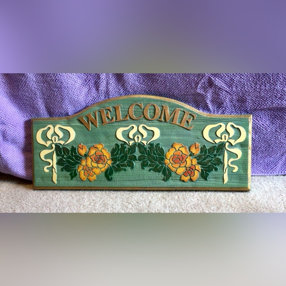 Welcome Sign. BUY 2 OR MORE ITEMS $10 OR LESS GET 3rd LESSER ITEM FREE!